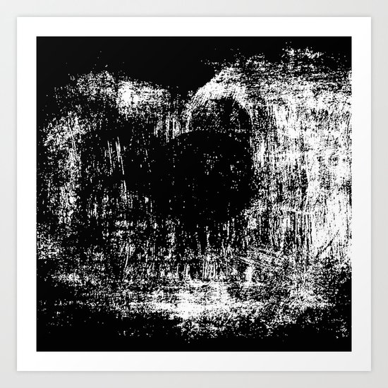 Black & White Abstract Series ~ 5 Art Print