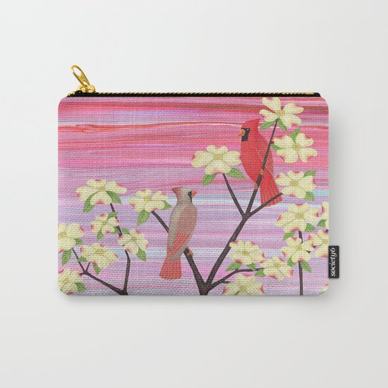 cardinals and dogwood blossoms Carry-All Pouch