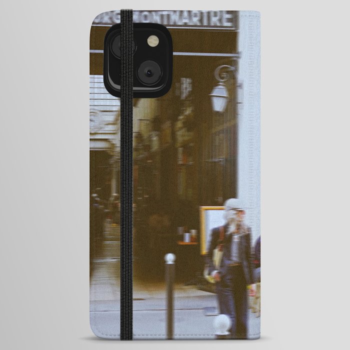 Unfocused Paris Nº2 | Faubourg Montmartre daily life | Out of focus photography iPhone Wallet Case