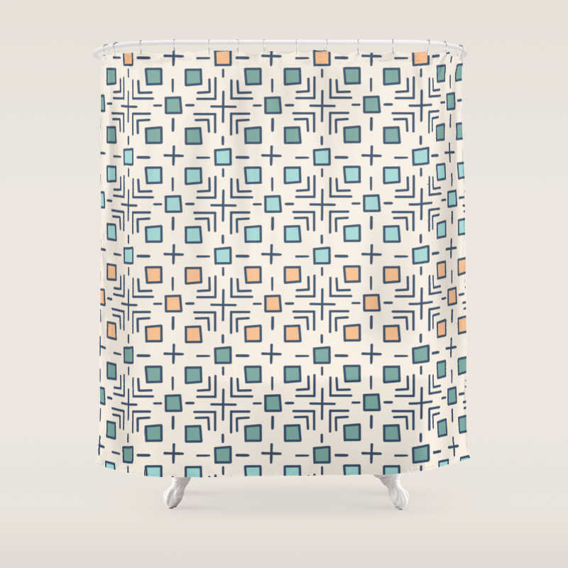 Tribal Pattern Beach Theme Shower Curtain By Leahwk Society6