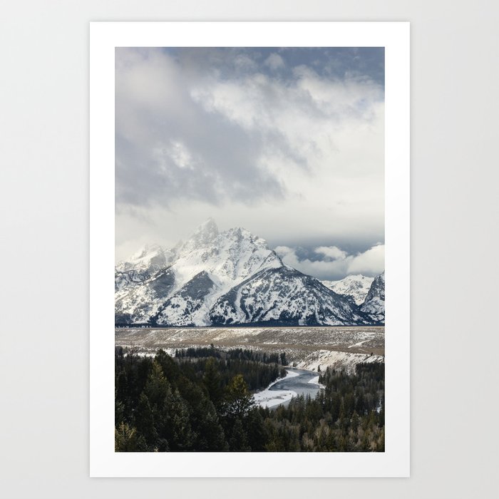 Teton National Park Wyoming - Snake River Art Print