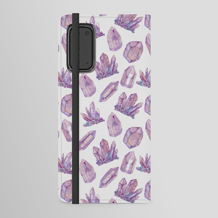 Crystals - Amethyst Android Wallet Case