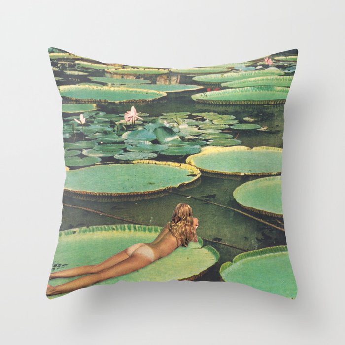 LILY POND LANE by Beth Hoeckel Throw Pillow