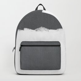 White Paint on Concrete Backpack