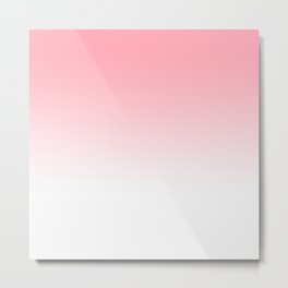 Pink Sunset Gradient Metal Print