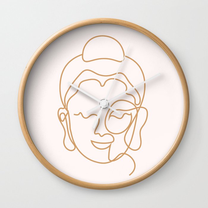 Buddha Lined Edition Zero Wall Clock