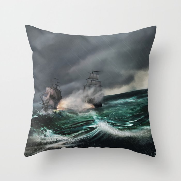 Pirate of the caribbean Throw Pillow