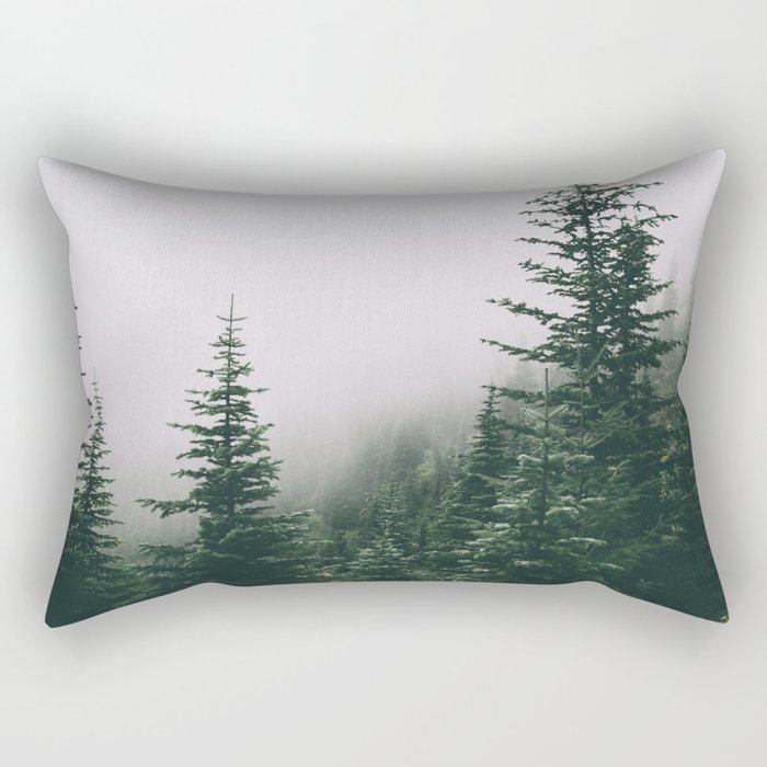 Moody Forest Rectangular Pillow