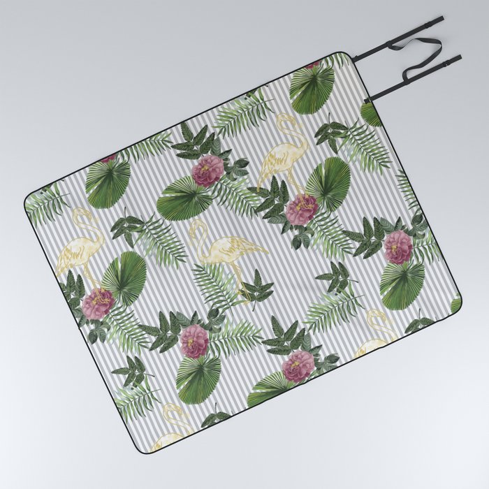 Picnic Blanket Red White Portable Camping Mat Sea Basket ...