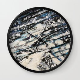 Winter Squall Wall Clock