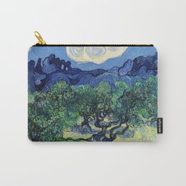 Vincent van Gogh - Olive Trees with the Alpilles in the Background Carry-All Pouch