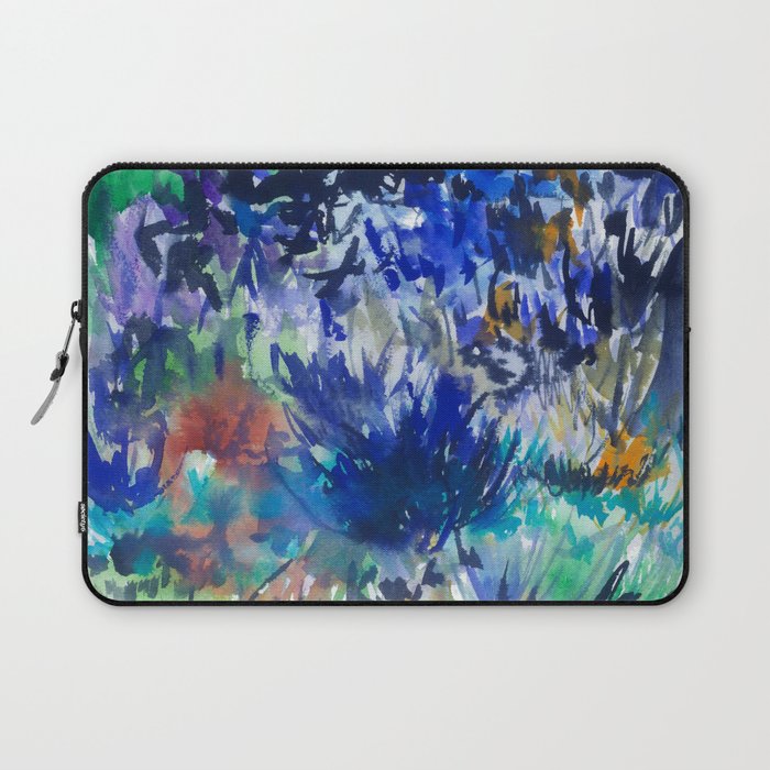 Watercolor wetland landscape Laptop Sleeve
