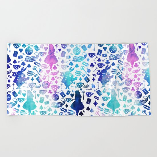 Alice in Wonderland - Galaxy W Beach Towel