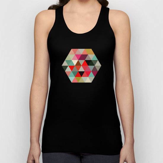 Geo Hex 03. Unisex Tank Top