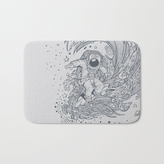 I only surf on Comets Bath Mat