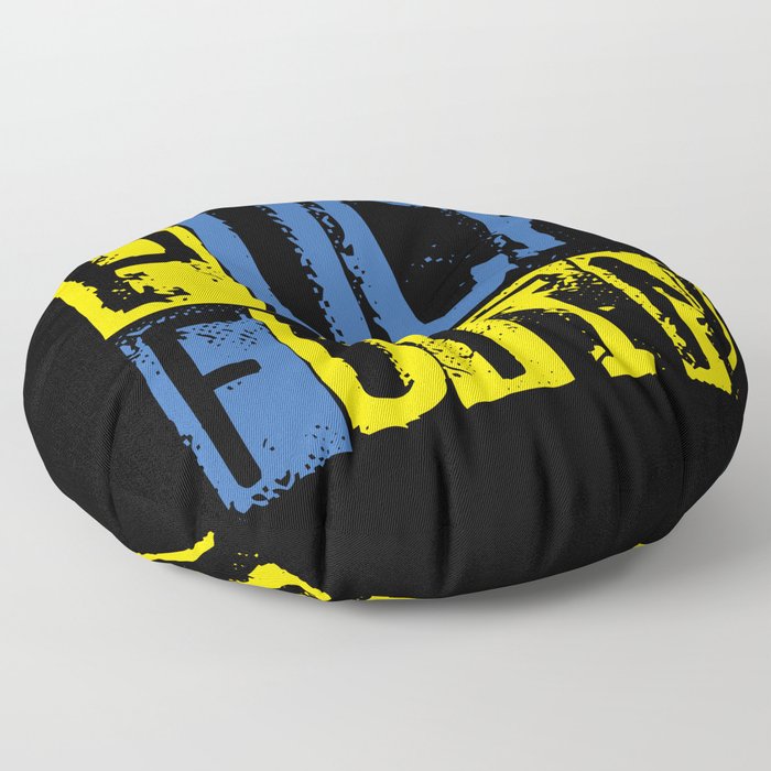 Puck Futin Fuck Putin Ukrainian War Floor Pillow