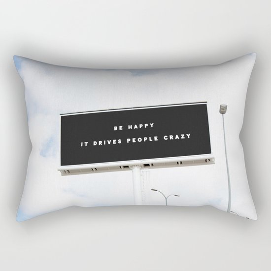 HAPPINESS Rectangular Pillow