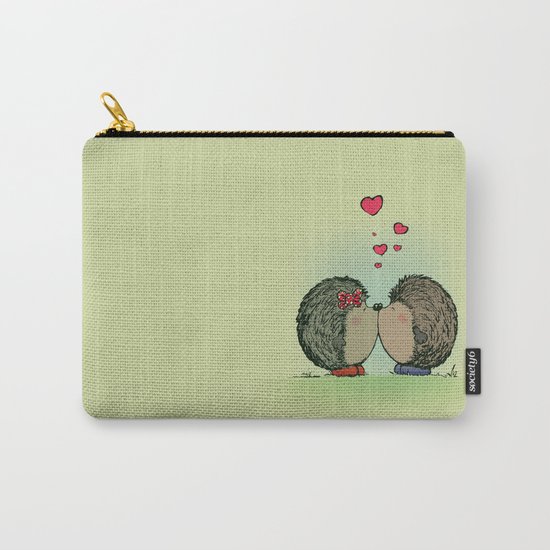 Hedgehogs in love Carry-All Pouch