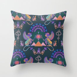 Sphinx Secrets Throw Pillow