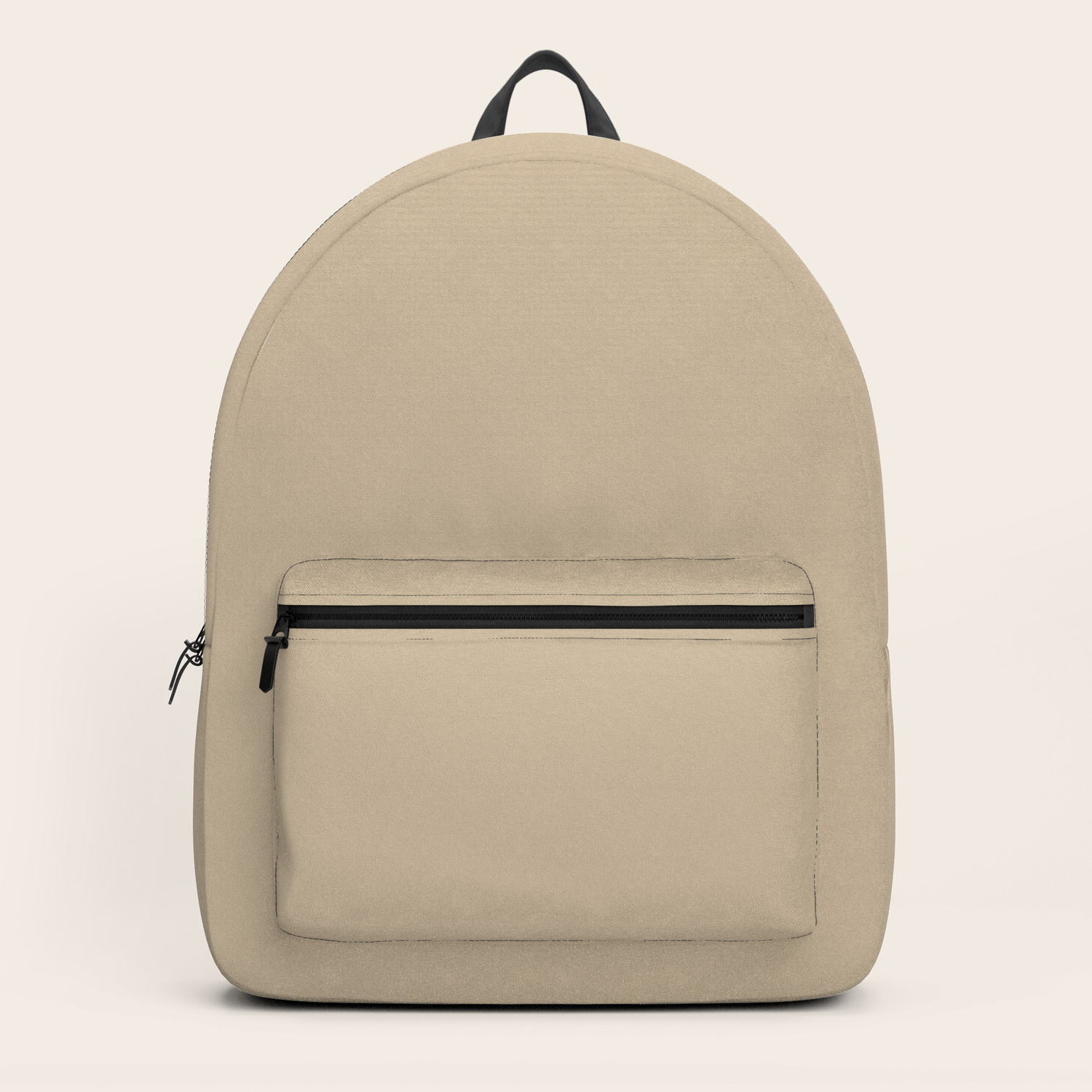 light tan backpack