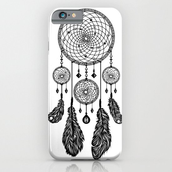 Dreamcatcher (Black & White) iPhone & iPod Case