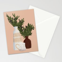 Still life with olives Stationery Cards