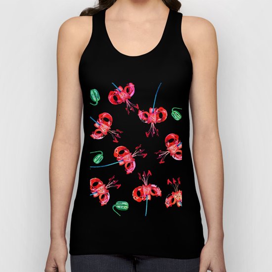 Hibiscus Pattern V2 #society6 Decor #buyart Unisex Tank Top