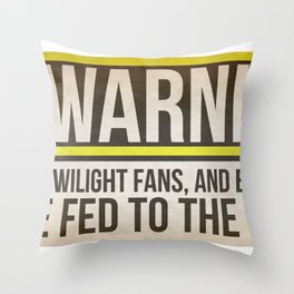 Fed to the Gators Throw Pillow