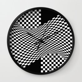 black white Wall Clock