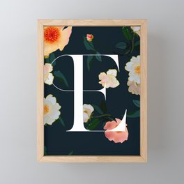 Letter E Print Framed Mini Art Print