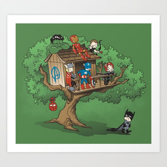 Super Exclusive Club Art Print