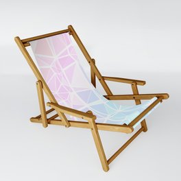 Pastel Triangles 1 Sling Chair