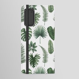 Tropical Leaves Android Wallet Case