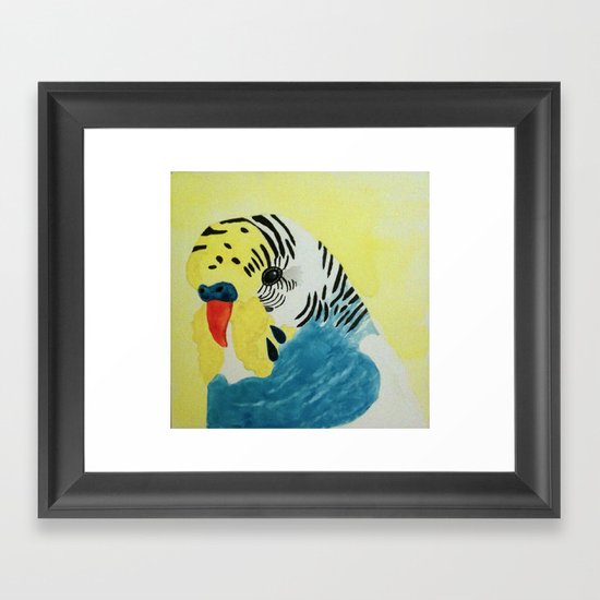 Budgie Framed Art Print