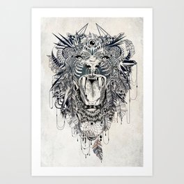 Lion Art Print