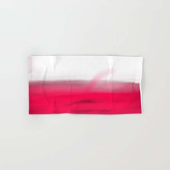 Pink Fields Abstract Painting - Dreaming in Nature Hand & Bath Towel