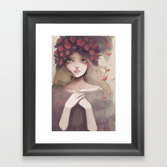Le grand départ... Framed Art Print