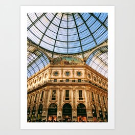 Milano Look Up Art Print