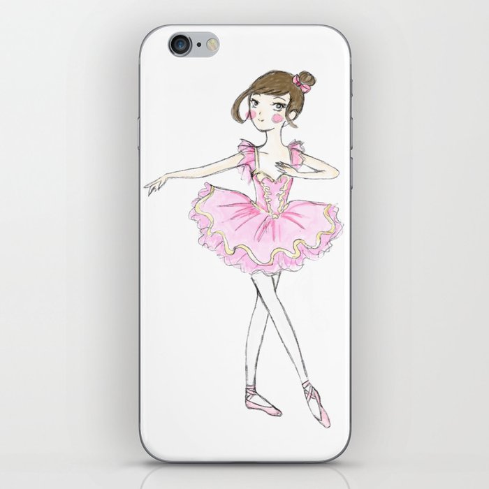 PinK Ballerina iPhone Skin