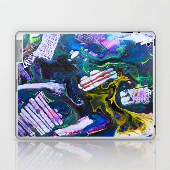 Colorful Abstract Pour Laptop & iPad Skin
