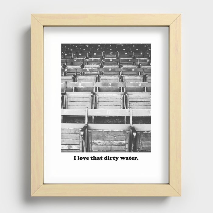 Dirty Water Recessed Framed Print