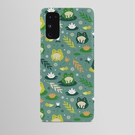 Cute little frogs pond pattern Android Case