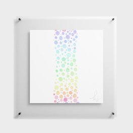 Pastel Rainbow Floating Acrylic Print