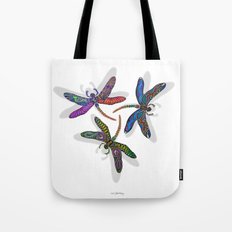 DRAGONFLY CIRCLE Tote Bag