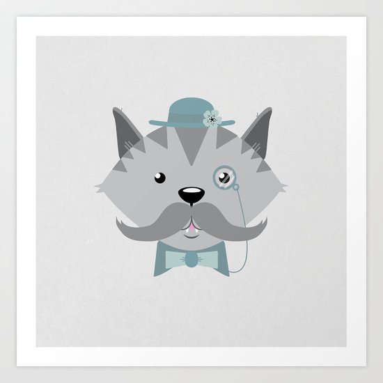 Mr. Pipsey Art Print