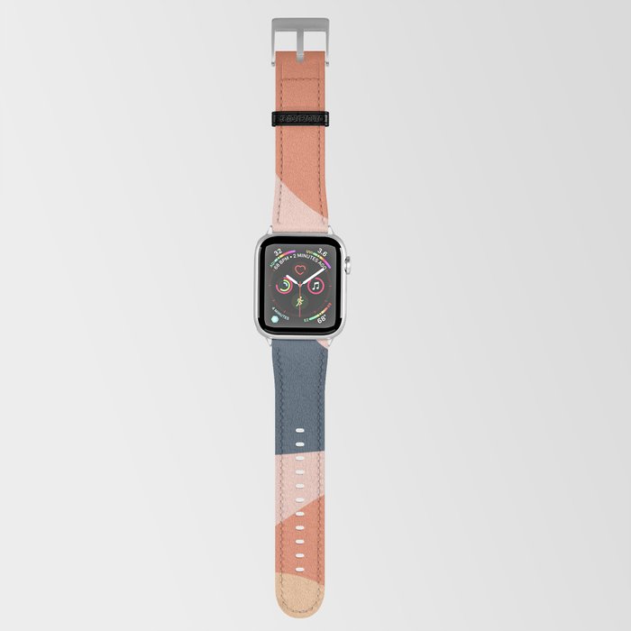 Colorful abstract waves design Apple Watch Band
