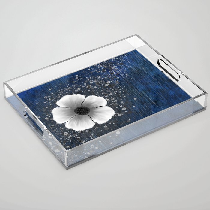 Floating Flower Acrylic Tray