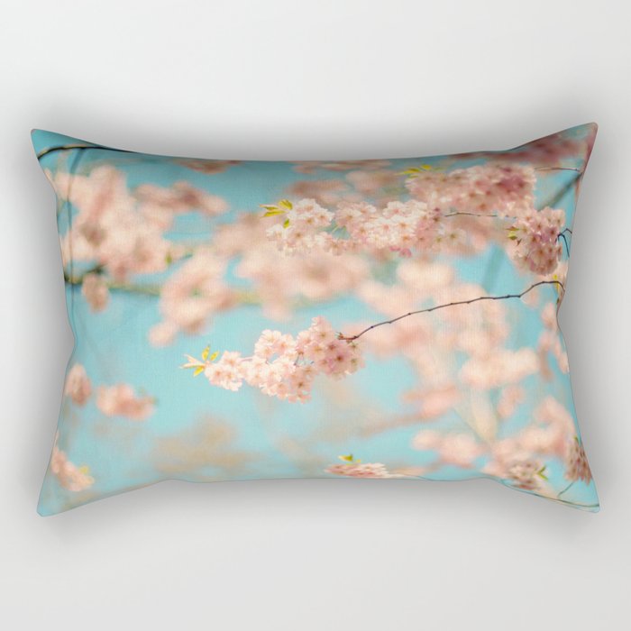 Dance of the Cherry Blossom Rectangular Pillow