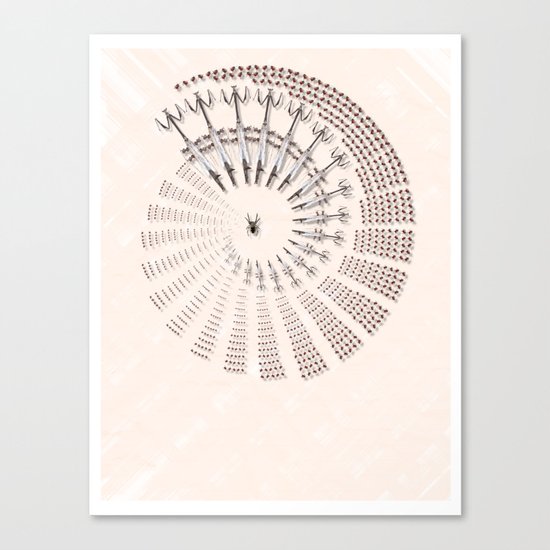 Little Universe Mandala Canvas Print