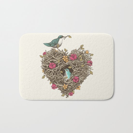 Home is where the heart is Bath Mat